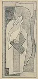 Mainie Jellett, Abstract Forms, pencil drawing