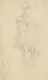 Mainie Jellett, The Art Class, pencil on paper
