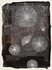 Eilis O'Connell, Bhutan Bursts, 2021, acrylic and ink