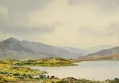 Frank Egginton, Clonee Lough, Kenmare, Co. Kerry, watercolour on paper
