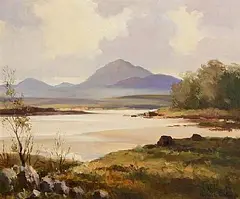 Connemara Landscape by Maurice Canning Wilks, oil on canvas, sold Sep 2026