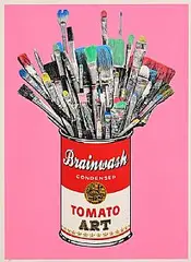 Thierry Guetta, Tomato POP, 2023, hand embellished screenprint on archival paper - number 46 from an edition of 95