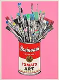 Thierry Guetta, Tomato POP, 2023, hand embellished screenprint on archival paper - number 46 from an edition of 95