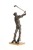 John Behan, The Golfer, unique bronze