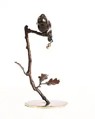 Valentin Bostan, The Golden Acorn, bronze