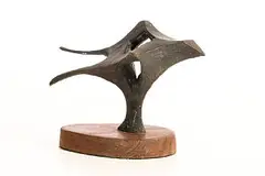 Colm J. Brennan, Swallow Tail, bronze on wooden base