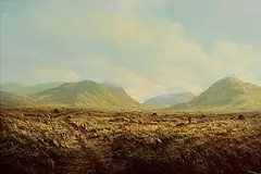 Gerard Marjoram, Kylemore Pass, Co. Mayo, oil on canvas