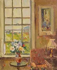Liam Treacy, Evening Light, oil on canvas