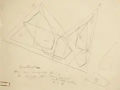 Mainie Jellett, Abstract Composition, pencil on paper
