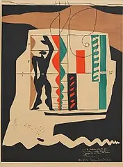 Le Corbusier, Modular (1956/62), lithograph in colours - published by Mourlot, Paris