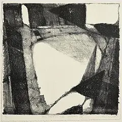 John Shinnors, Two Magpies Over Cathedral Square, limited edition lithograph - number 9 from an edition of 10
