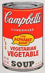 Andy Warhol American, Campbell's Soup, silkscreen - number 147 from an edition of 1500 - published by Sunday B Morning