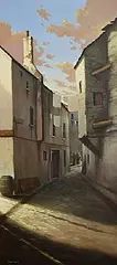 The Old Mill Lane by Jimmy Lawlor, oil on board, sold Sep 2026
