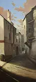 Jimmy Lawlor, The Old Mill Lane, oil on board