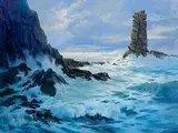 Annemarie Bourke, An Searrach, Kinard, Co. Kerry, oil on canvas