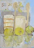 Anne Donnelly, Jars, Apples and Wooden Spoons, 2006, oil on canvas