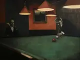 Brian Smyth, The Billiards Room, 2002, oil on canvas