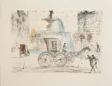 Salvador Dali Spanish, New York, lithograph on BFK Rives - number 73 from an edition of 2000 - printed at Matthieu workshops in 1983