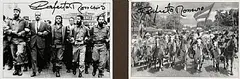 Perfecto Romero, Revolutionary Riders and Che Guevara with Fidel Castro, two silver gelatin photographs