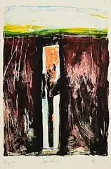 Brian Maguire, Irish Landscape, 2000, limited edition lithograph - number 50 from an edition of 90