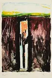 Brian Maguire, Irish Landscape, 2000, limited edition lithograph - number 50 from an edition of 90