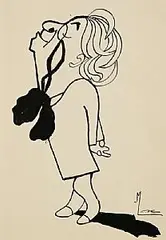 Isa M. Macnie, W.B. Yeats, ink on paper