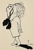 Isa M. Macnie, W.B. Yeats, ink on paper
