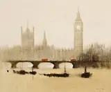 Anthony Robert Klitz, Westminster, London, oil on canvas