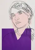 Andy Warhol American, Self Portrait 156A (c.1980's), silkscreen (untrimmed printer's proof) in colours from an unknown edition - printed on wallpaper - published by the Andy Warhol Foundation and Estate