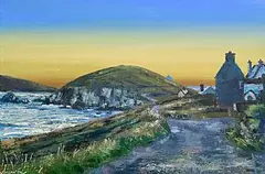 Henry Morgan, Evening, Road to Dunquin, 2026, oil on canvas