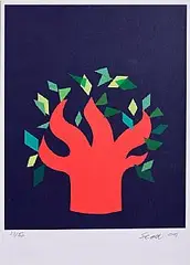 Patrick Scott, Untitled, 2009, screenprint - number 33 from an edition of 50