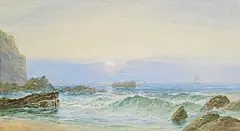 John Faulkner, Glen Head, Co. Donegal, watercolour on paper