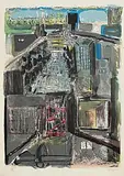 Brian Maguire, The Big House, 1988, limited edition lithograph - number 78 from an edition of 90