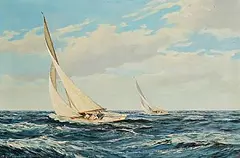 M.G Friedrich, Cape Cod, oil on canvas