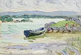 Letitia Marion Hamilton, Lake in Connemara, oil on board