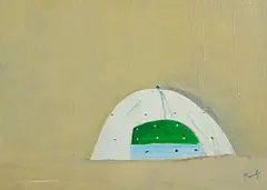 Charles Brady, Baseball Cap, oil on canvas