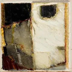 John Shinnors, Scarecrow Portrait I, oil on canvas laid on board