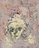 John Kingerlee, Head, 2024, oil on board