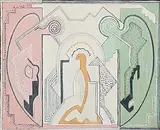 Mainie Jellett, Study for Fra Angelico/Annunciation