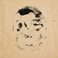 Head (1969) (Opus W96) by Louis le Brocquy, watercolour, offered Jul 2026