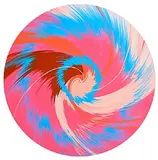 Damien Hirst British, Beautiful, Newly Produced, Uncannily Like, Equally Chivalric Cyclone Painting (H12-2), giclee print on poly-cotton canvas - edition no H12-2-144