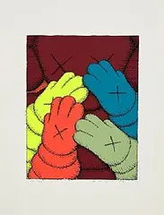 Untitled (from the Urge Portfolio) by Kaws, 2020, screenprint in colours on Saunders Waterford paper - artist's proof 21 of 50 aside from a numbered edition of 250, offered Jul 2026
