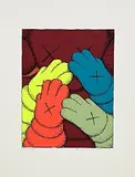 Kaws, Untitled (from the Urge Portfolio), 2020, screenprint in colours on Saunders Waterford paper - artist's proof 21 of 50 aside from a numbered edition of 250