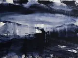 Hughie O'Donoghue, German Tanks, Forges-les-Eaux, 1996, acrylic wash on paper