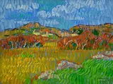 Desmond Carrick, Late Autumn at Carraroe, oil on canvas board