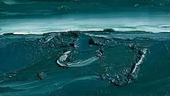 Seán McSweeney, Shore Sligo, 1990, oil on board