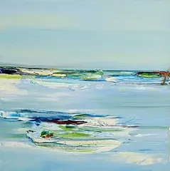 Majella O'Neill Collins, Seas, Sherkin, 2023, oil on canvas