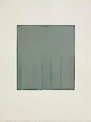 Ciarán Lennon, Green and Grey, acrylic on Fabriano paper