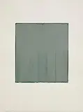 Ciarán Lennon, Green and Grey, acrylic on Fabriano paper