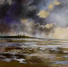 Caroline Canning, Poolbeg, 2015, oil on canvas